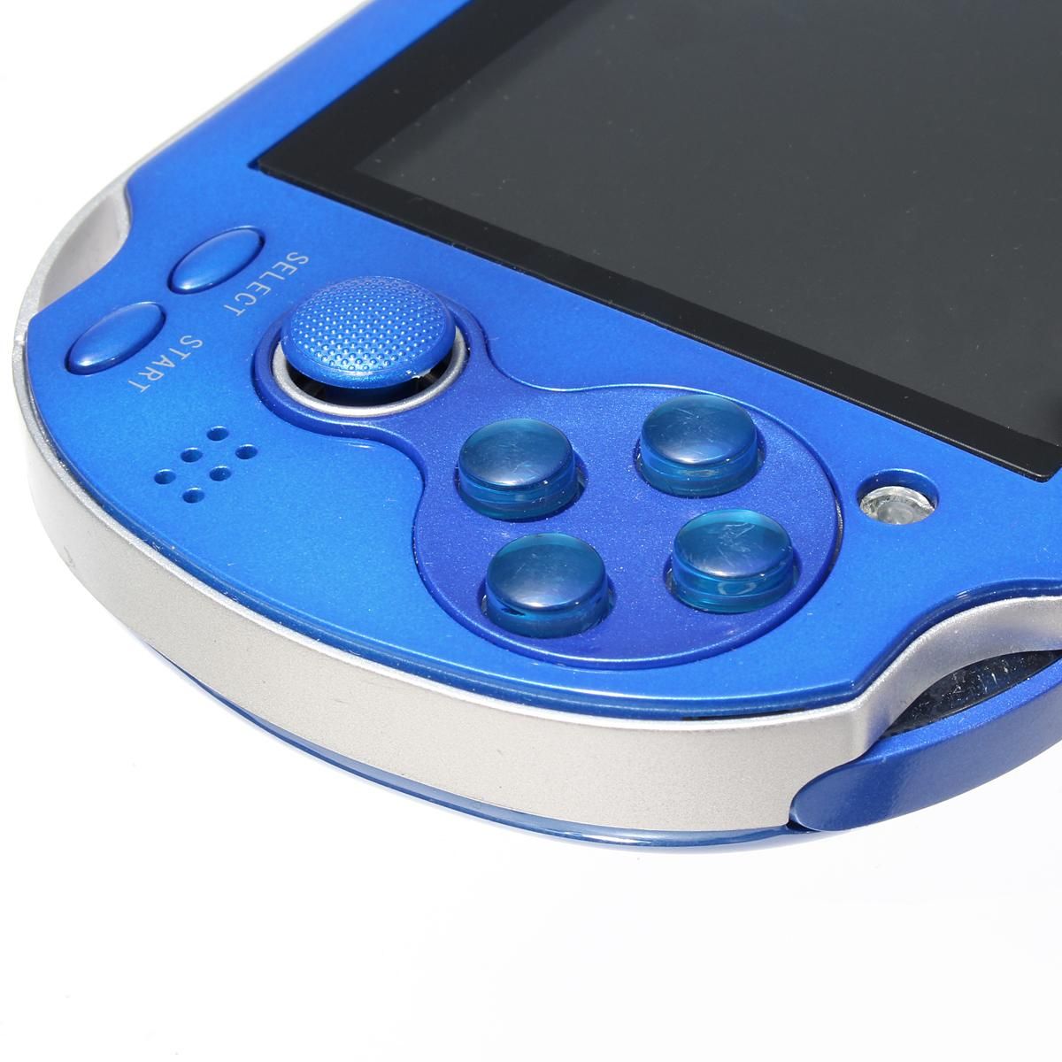 8GB Video Game Console Free 2000 Games 4.3 Inch MP5 MP6 Players Handheld Game Player 4Colors Blue (blue)