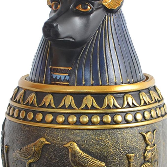 Pet  Urn Egyptian Canopic Jar Storage Box For Pets Dog Can S