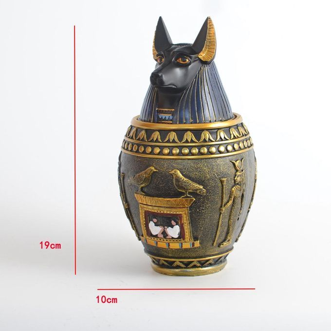 Pet  Urn Egyptian Canopic Jar Storage Box For Pets Dog Can S