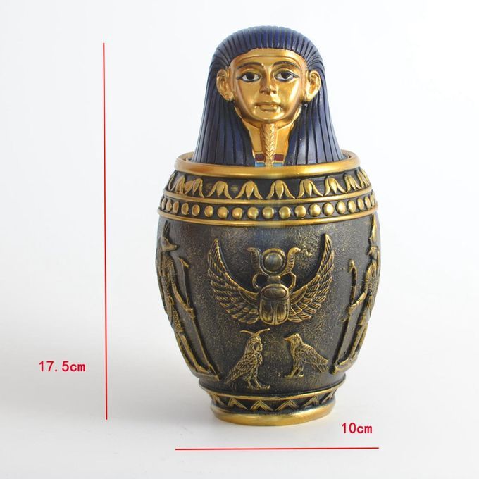 Pet  Urn Egyptian Canopic Jar Storage Box For Pets Dog Can S