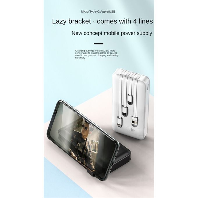 Large Capacity Portable 10000mah Powerbank With LED Light & Flash Light Display