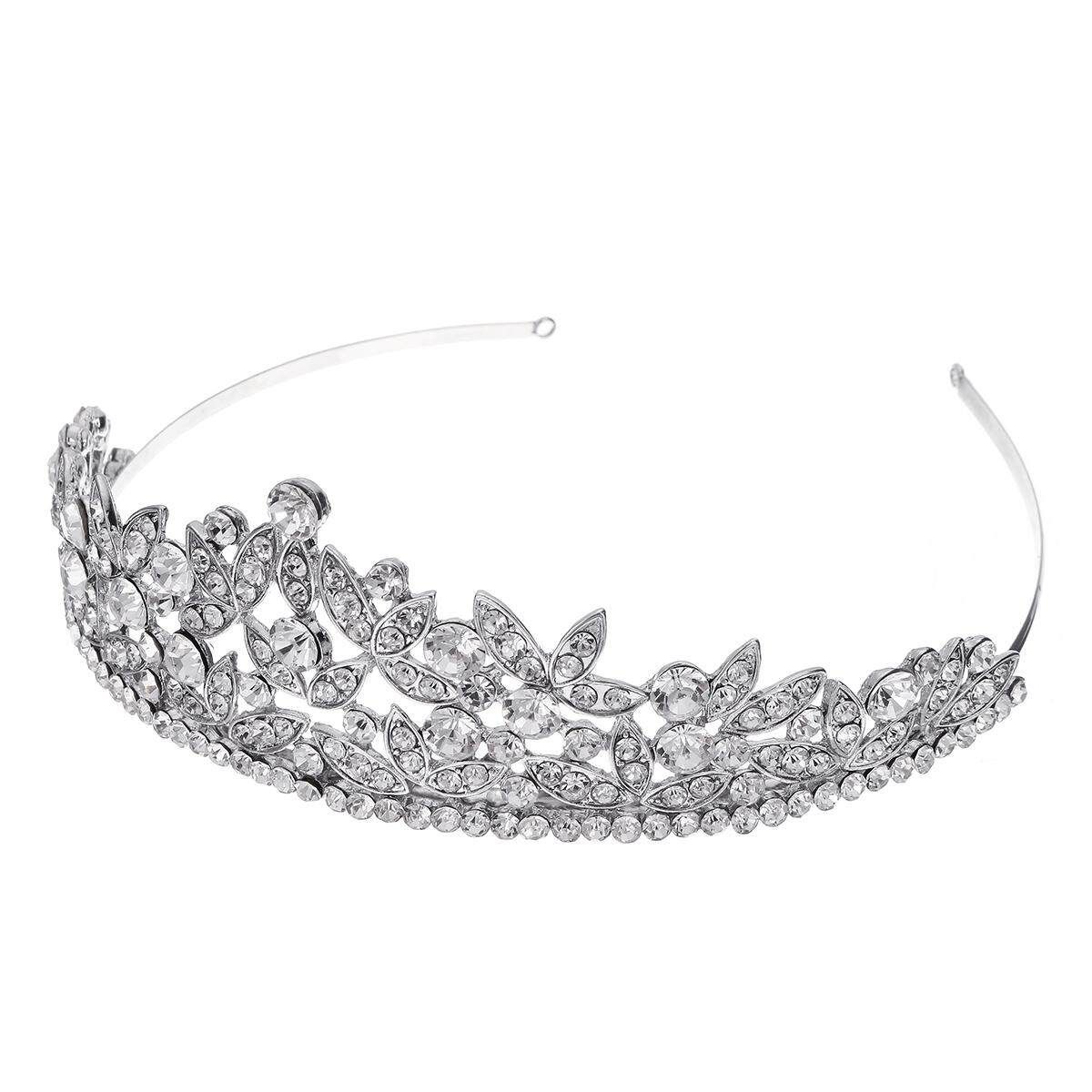 Wedding Pageant Crown Headband Crystal Rhinestone Bridal Princess Tiara Headband