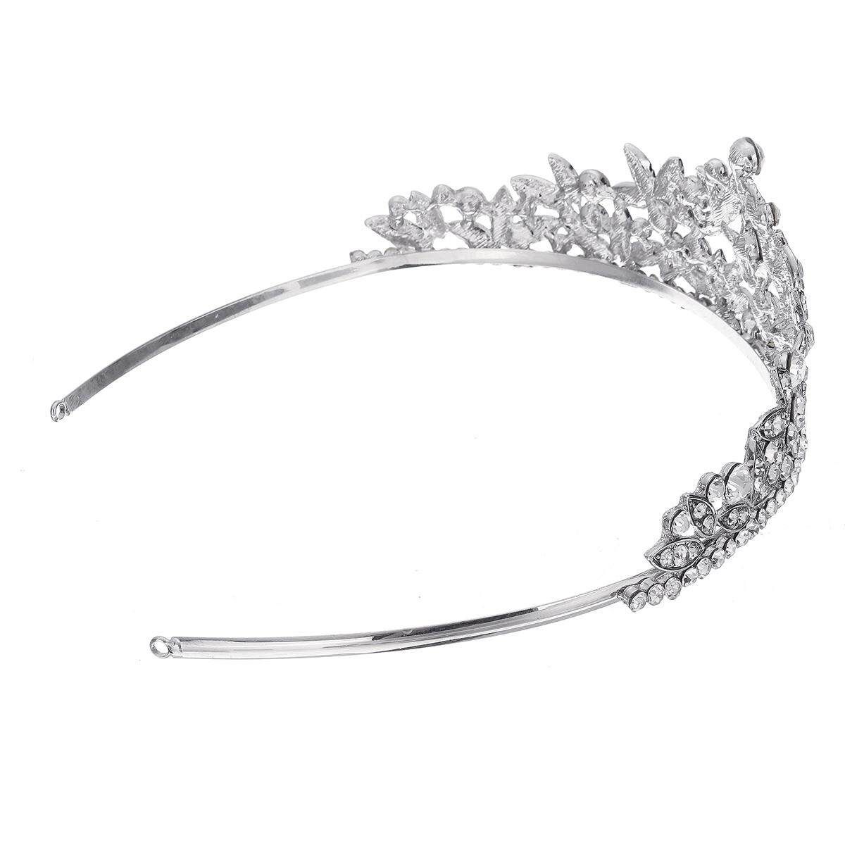 Wedding Pageant Crown Headband Crystal Rhinestone Bridal Princess Tiara Headband
