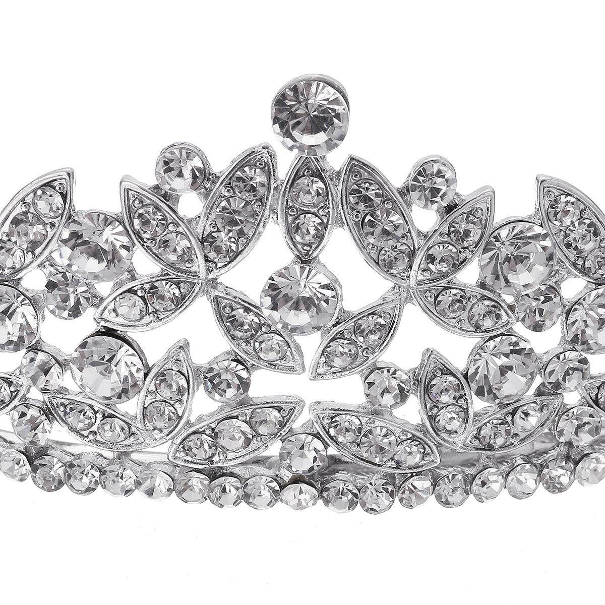 Wedding Pageant Crown Headband Crystal Rhinestone Bridal Princess Tiara Headband