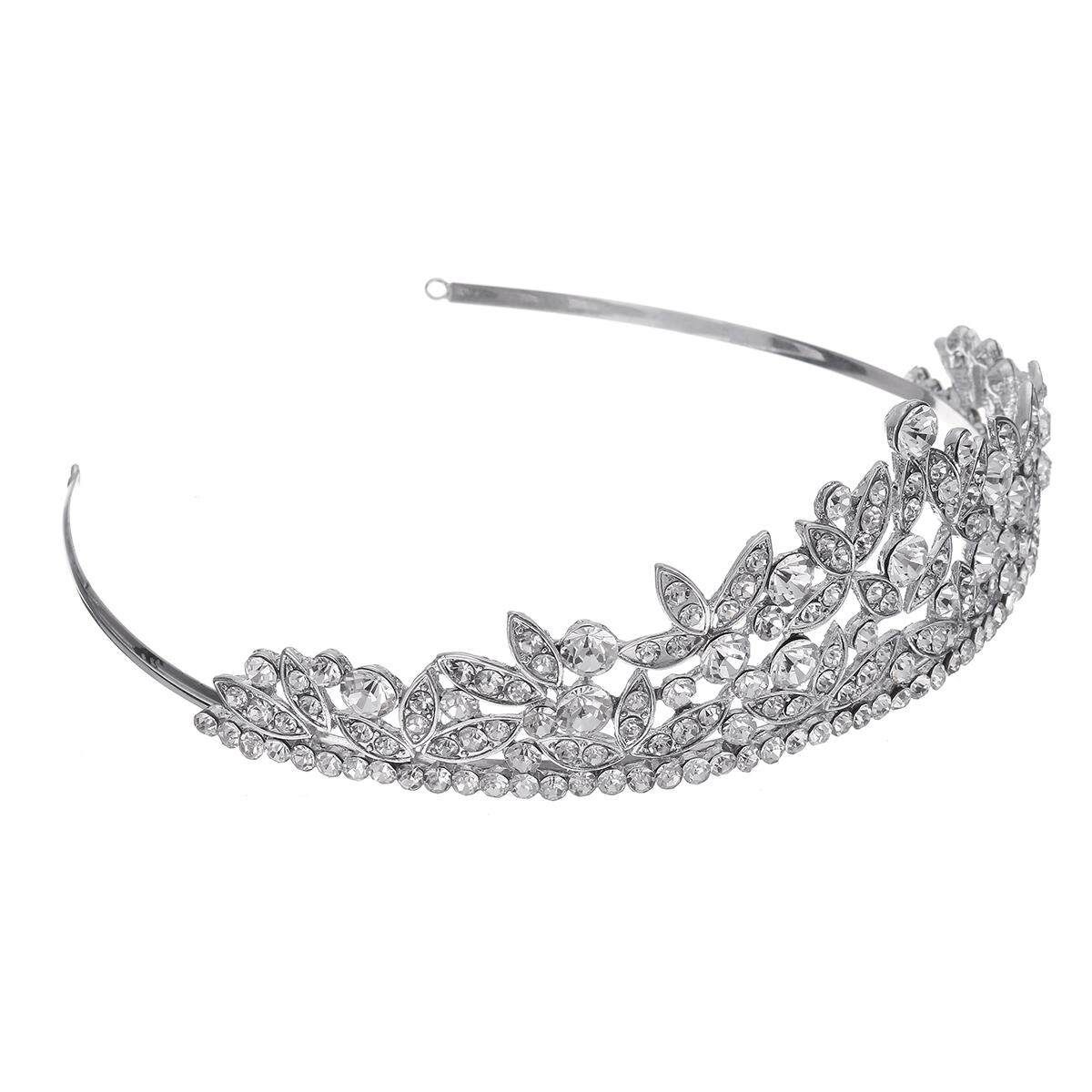 Wedding Pageant Crown Headband Crystal Rhinestone Bridal Princess Tiara Headband