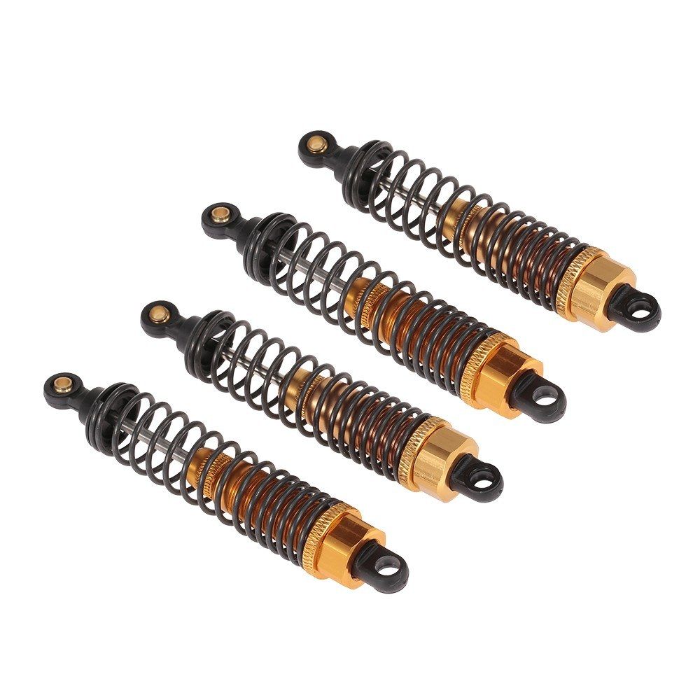 4pcs RC Car Parts 90mm Metal Shock Absorber Damper