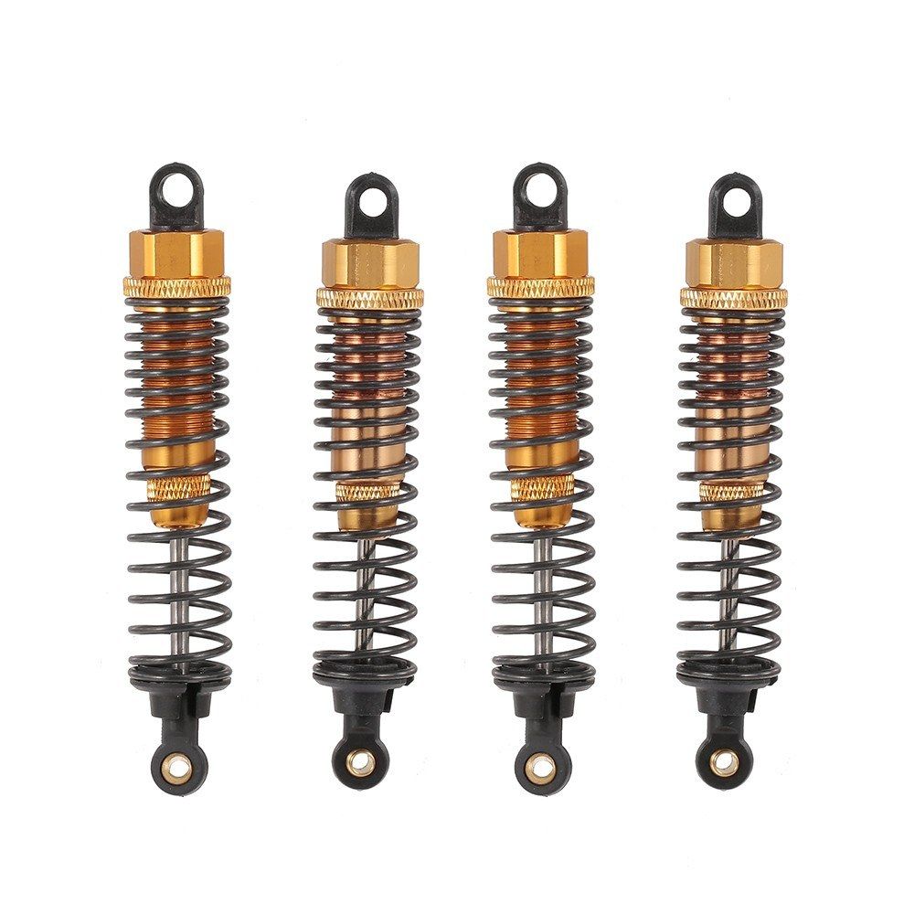 4pcs RC Car Parts 90mm Metal Shock Absorber Damper