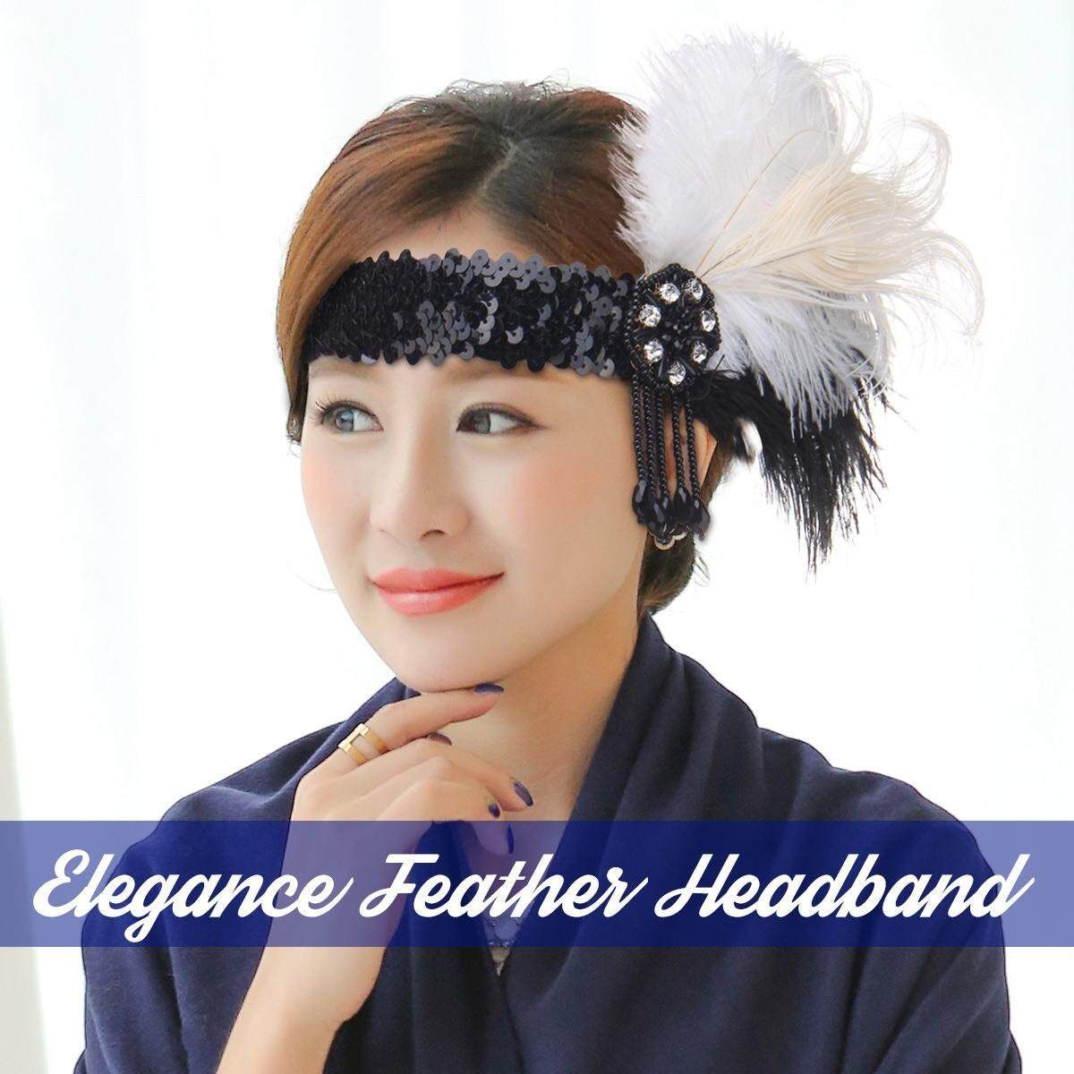 Elegant Feather Headwear Fascinator Hair Clip Party Wedding Bridal Birdcage Gift