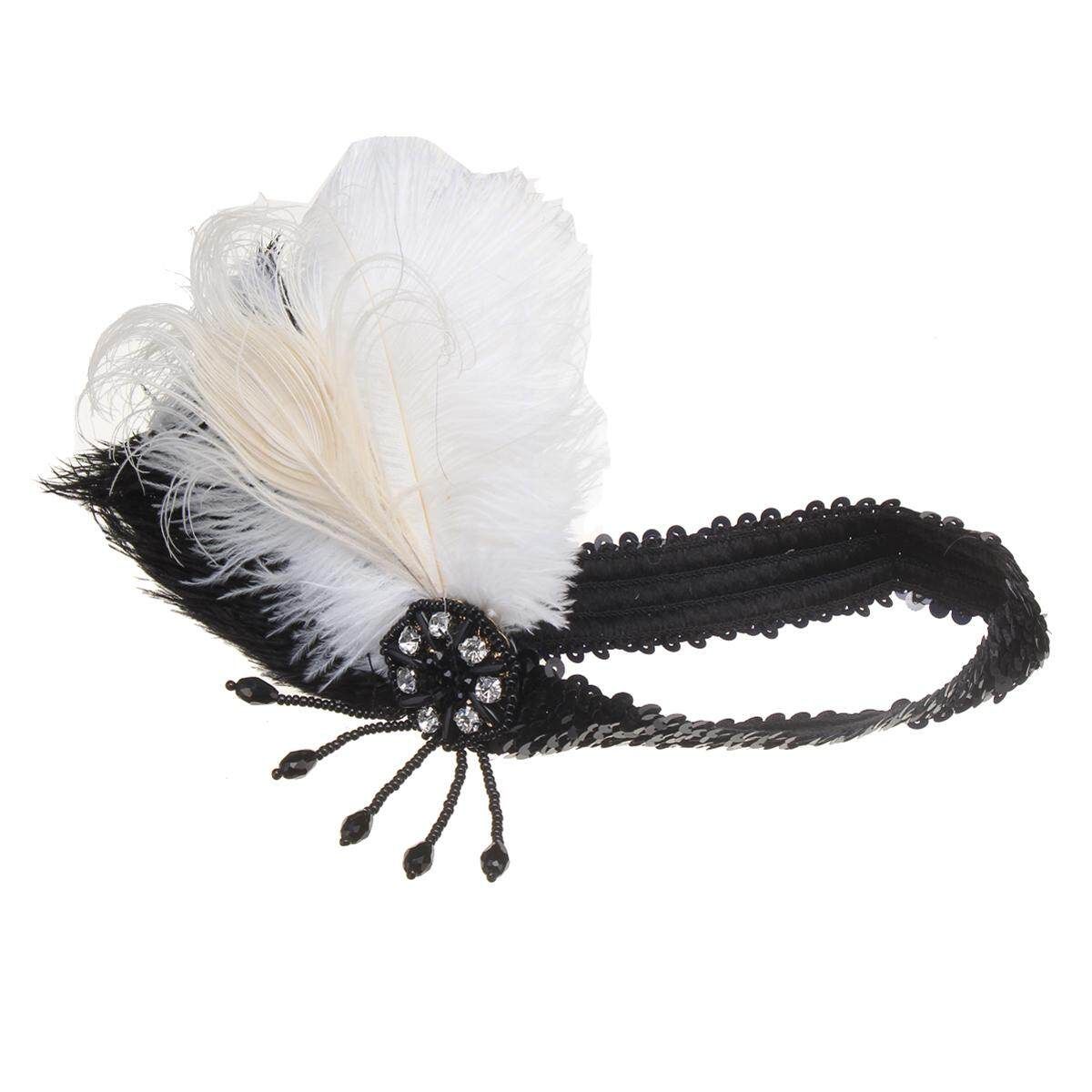 Elegant Feather Headwear Fascinator Hair Clip Party Wedding Bridal Birdcage Gift