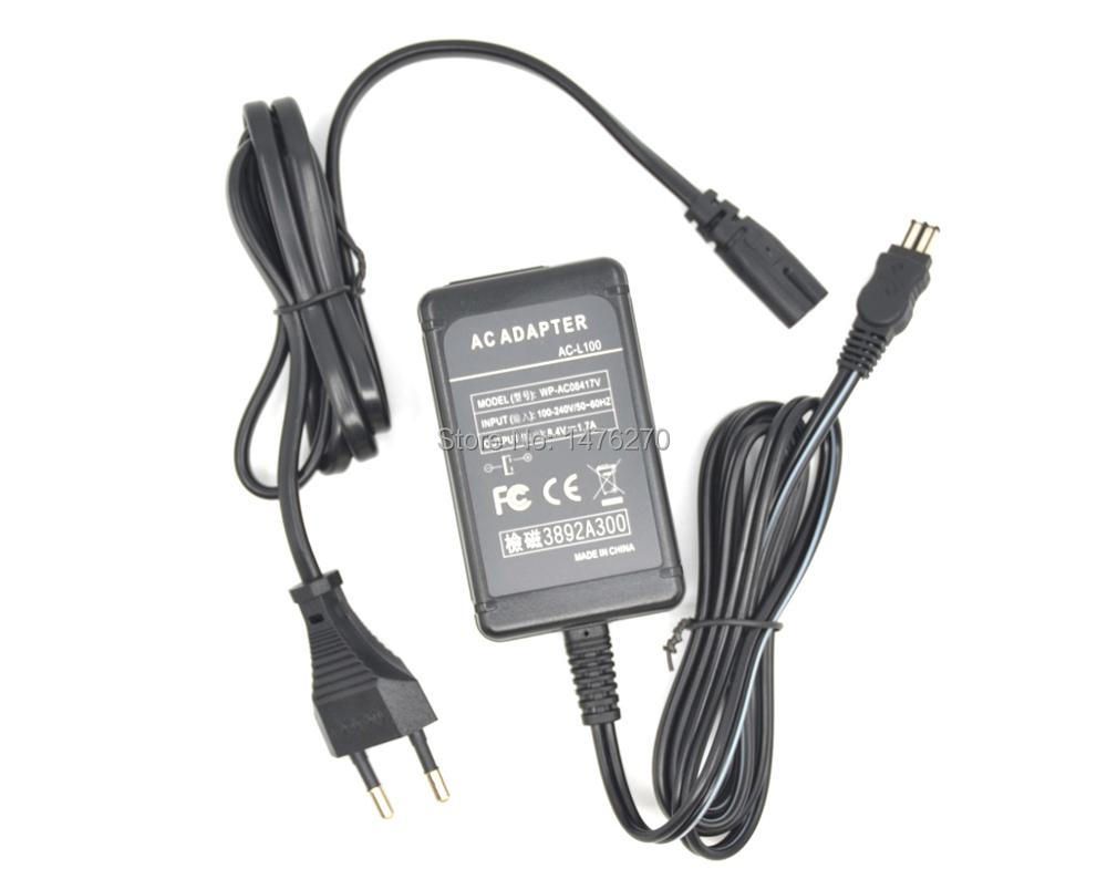 ACL100 AC-L100 AC-L15 AC-L10 Camera Adapter Charger Supply For Sony Cybershot DCR-TRV