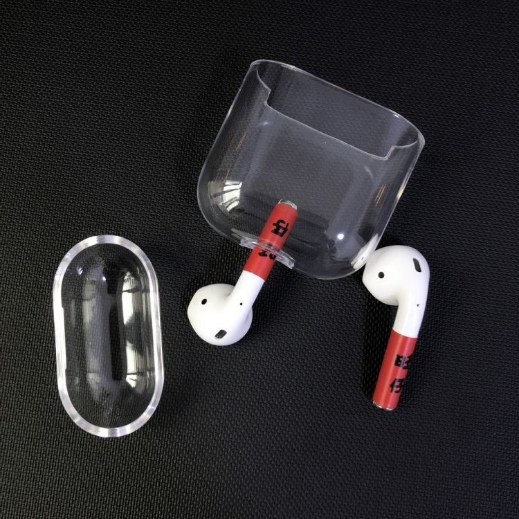 Transparent PC Protective Case For Apple AirPods 1/2