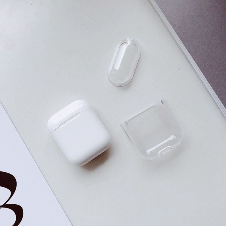Transparent PC Protective Case For Apple AirPods 1/2