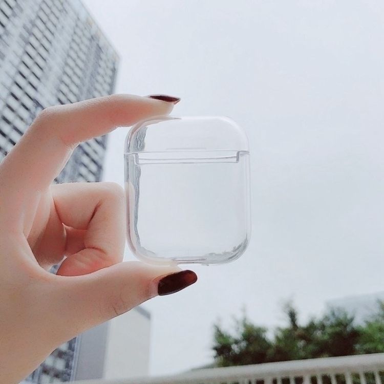 Transparent PC Protective Case For Apple AirPods 1/2