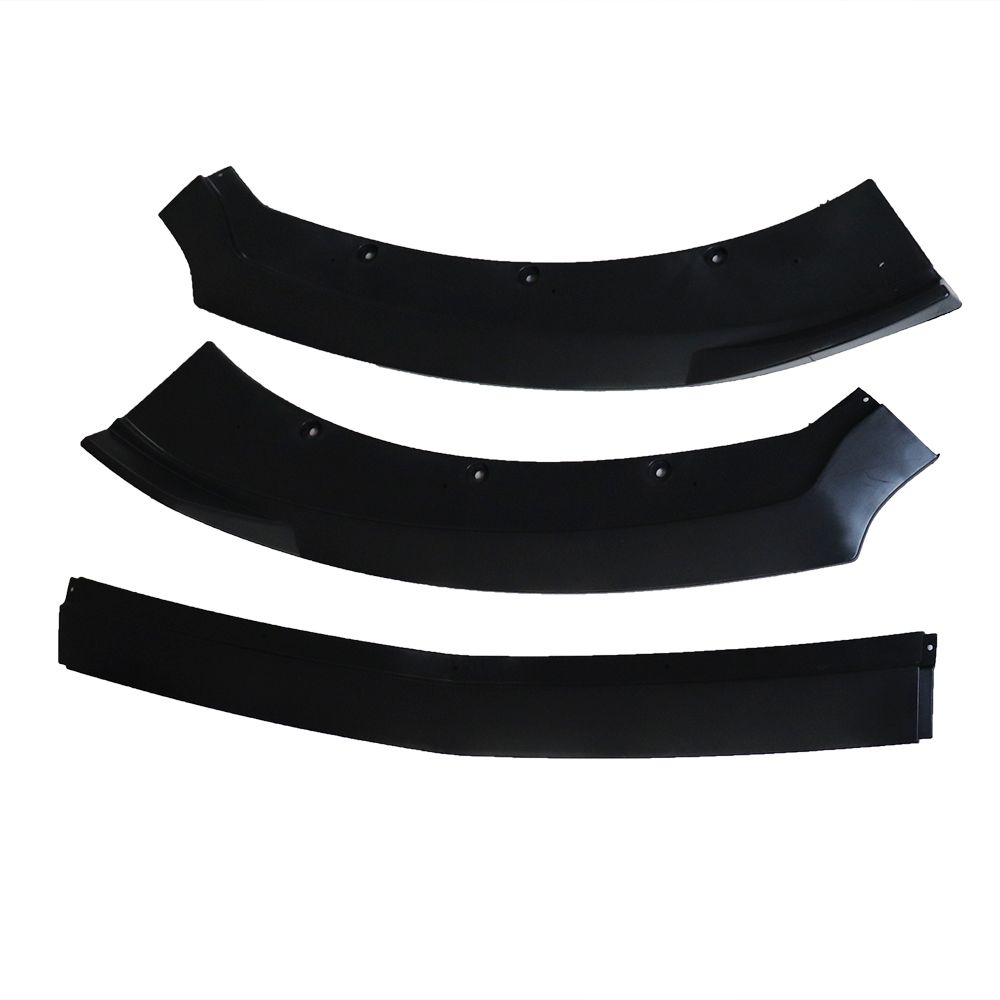 3 Pcs Car Front Bumper Lip Chin Spoiler Splitters Bumper
