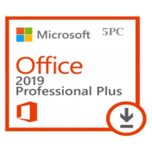 Microsoft Office Professional Plus 2019 Lifetime Activation- 5 Users