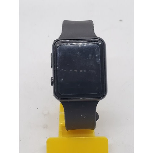 Silicon Unisex Led Digital Wristwatch- Black