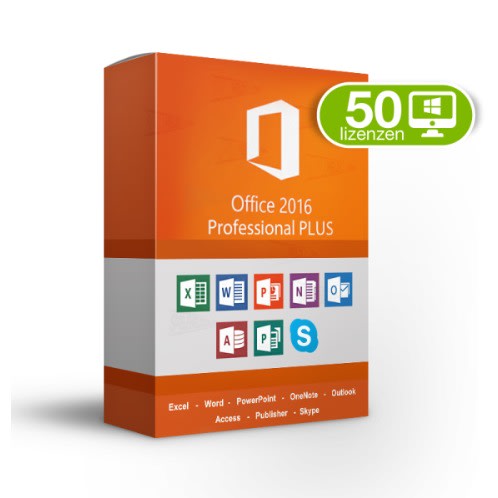 Office Professional Plus 2016 Volume License For 50 Pc