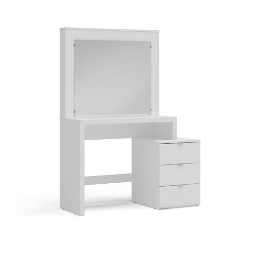 Vanity With Dressing Mirror-White