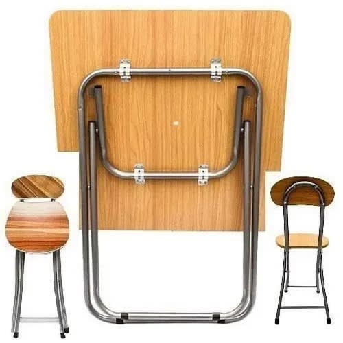 Foldable Table And 2 Chairs