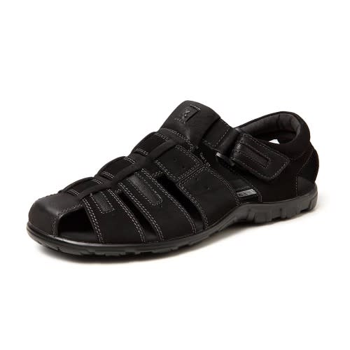 Men’s Iconic Recline All Calf Sandal - Black