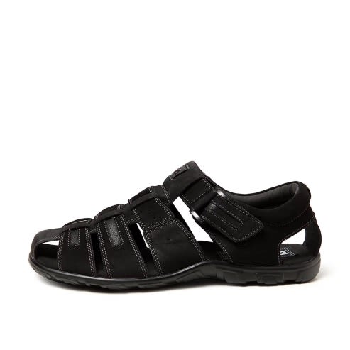 Men’s Iconic Recline All Calf Sandal - Black