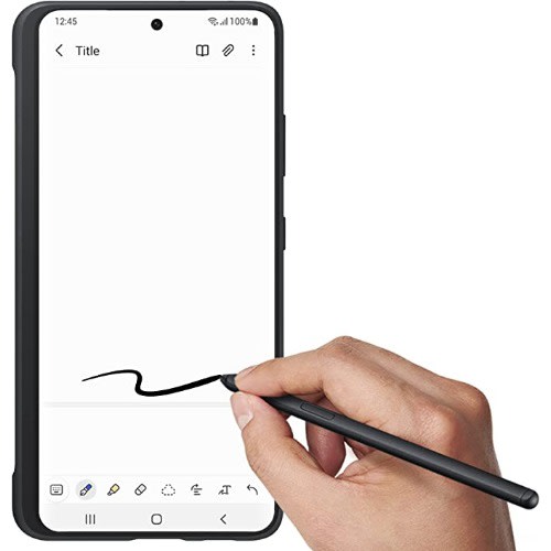 Silicone Case With S-pen Bundle For Samsung Galaxy S21 Ultra