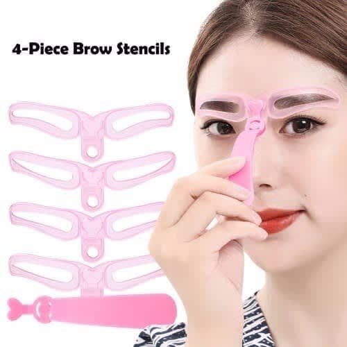 Reusable Eyebrow Stencils - 4 Pieces