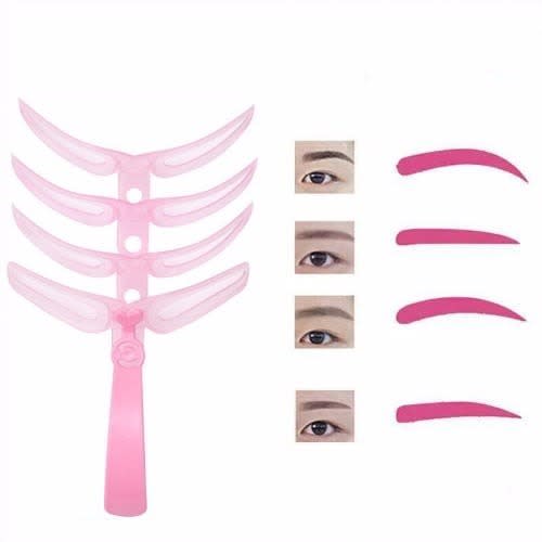 Reusable Eyebrow Stencils - 4 Pieces