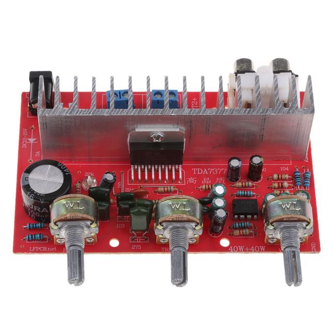 DC 12V DX7377 Digital Power Audio Stereo Amplifier Board Module DIY