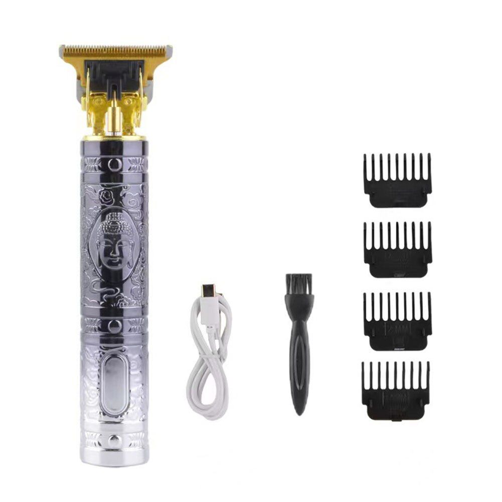 Electric Hair Trimmer For Man Cordless Clippers Professional Beard Hair Cutting Machine Barber USB Rechargeable-D