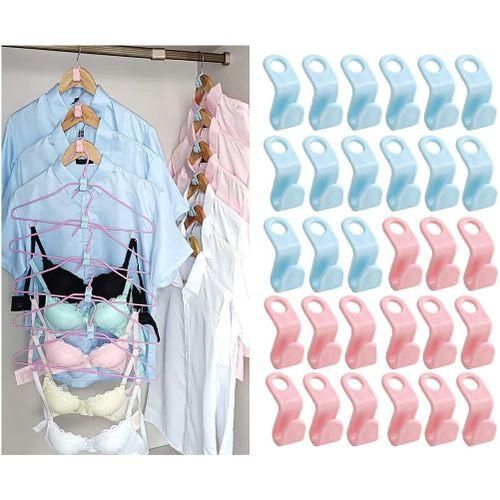 Clothes Hanger Connector Hooks 30Pieces, Thicken, Load 30
