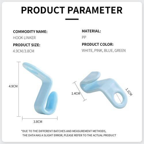 Clothes Hanger Connector Hooks 30Pieces, Thicken, Load 30