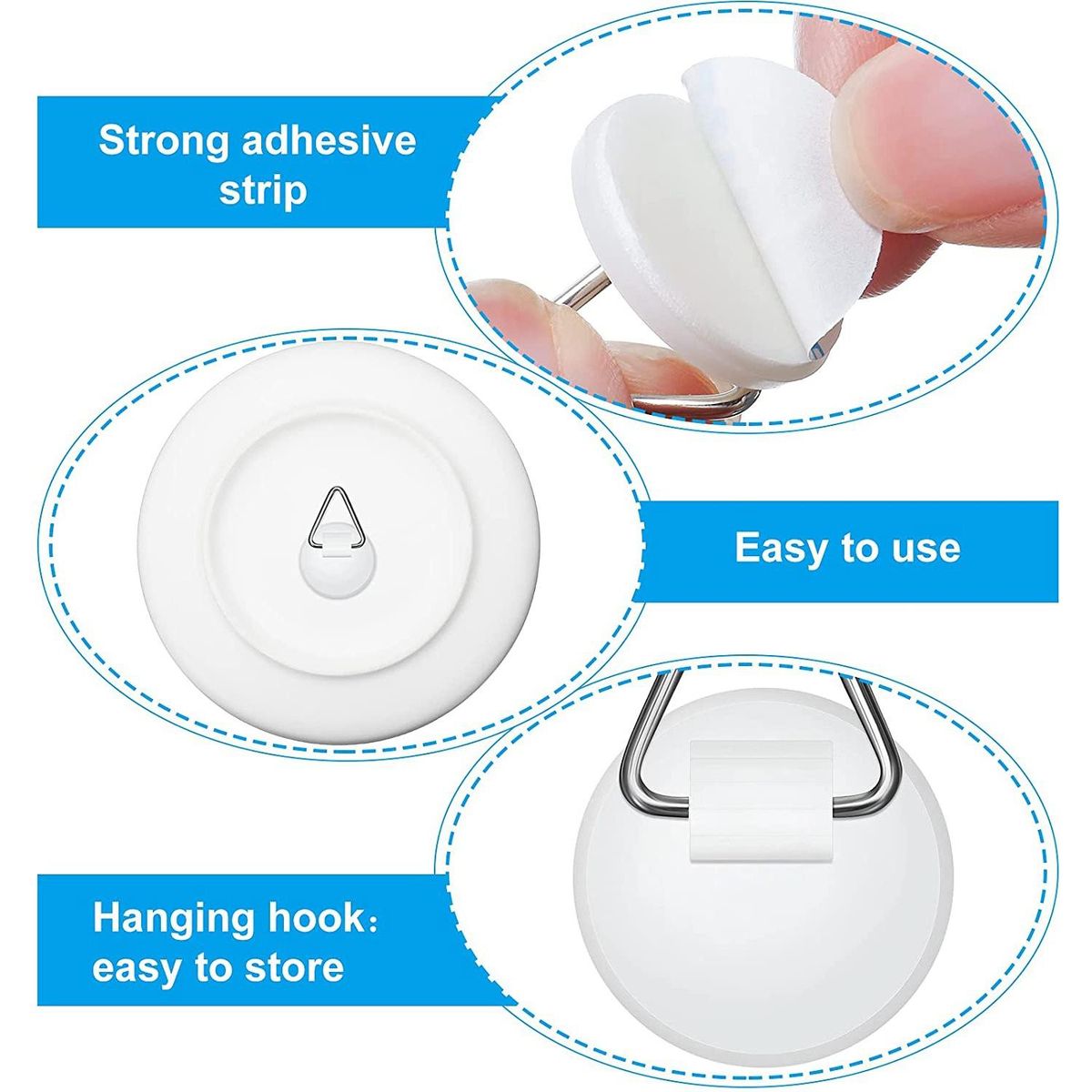 Plate Hanger Adhesive Wall Hanger Round Adhesive Hanger Hook,Adhesive Self Adhesive Hooks Sticky Wall Hooks