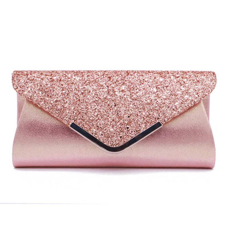 Shimmer Envelope Ladies Sequins Evening Party Prom Clutch Bag  Handbag