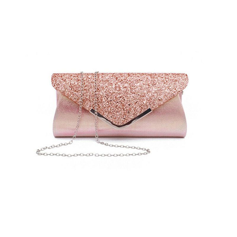Shimmer Envelope Ladies Sequins Evening Party Prom Clutch Bag  Handbag