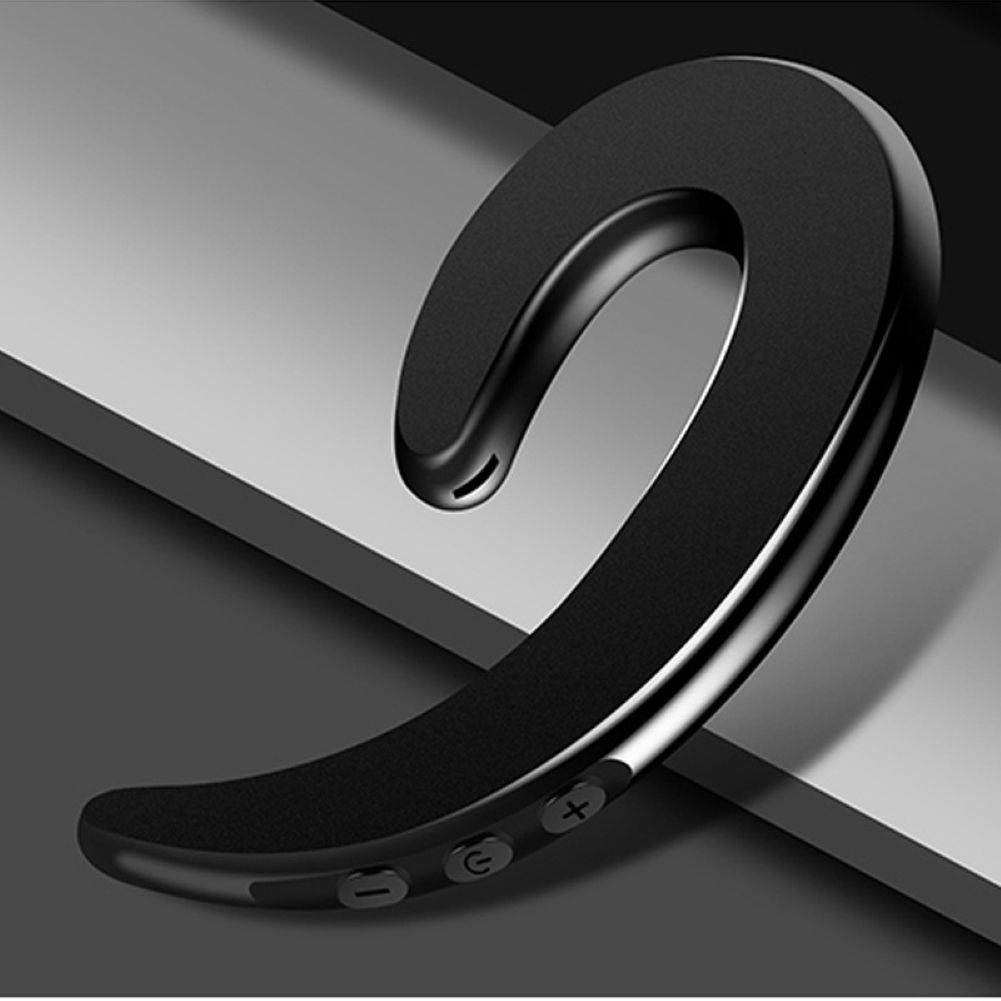 Y12 1Pc Wireless Bluetooth Bone Conduction Earhook-Silver