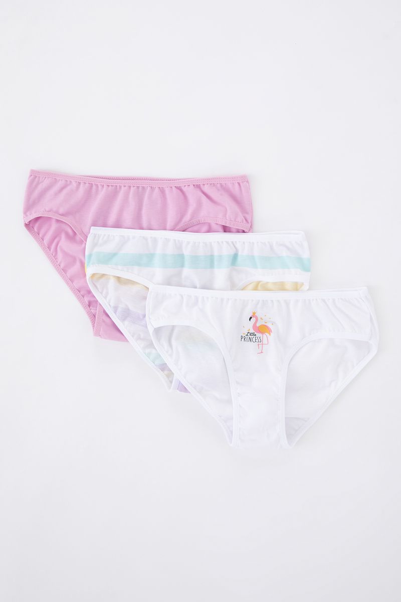Girl - 3-Piece Regular Fit Slip - White