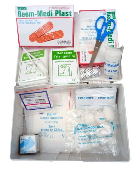 FULLY KITTED FIRST AID BOX