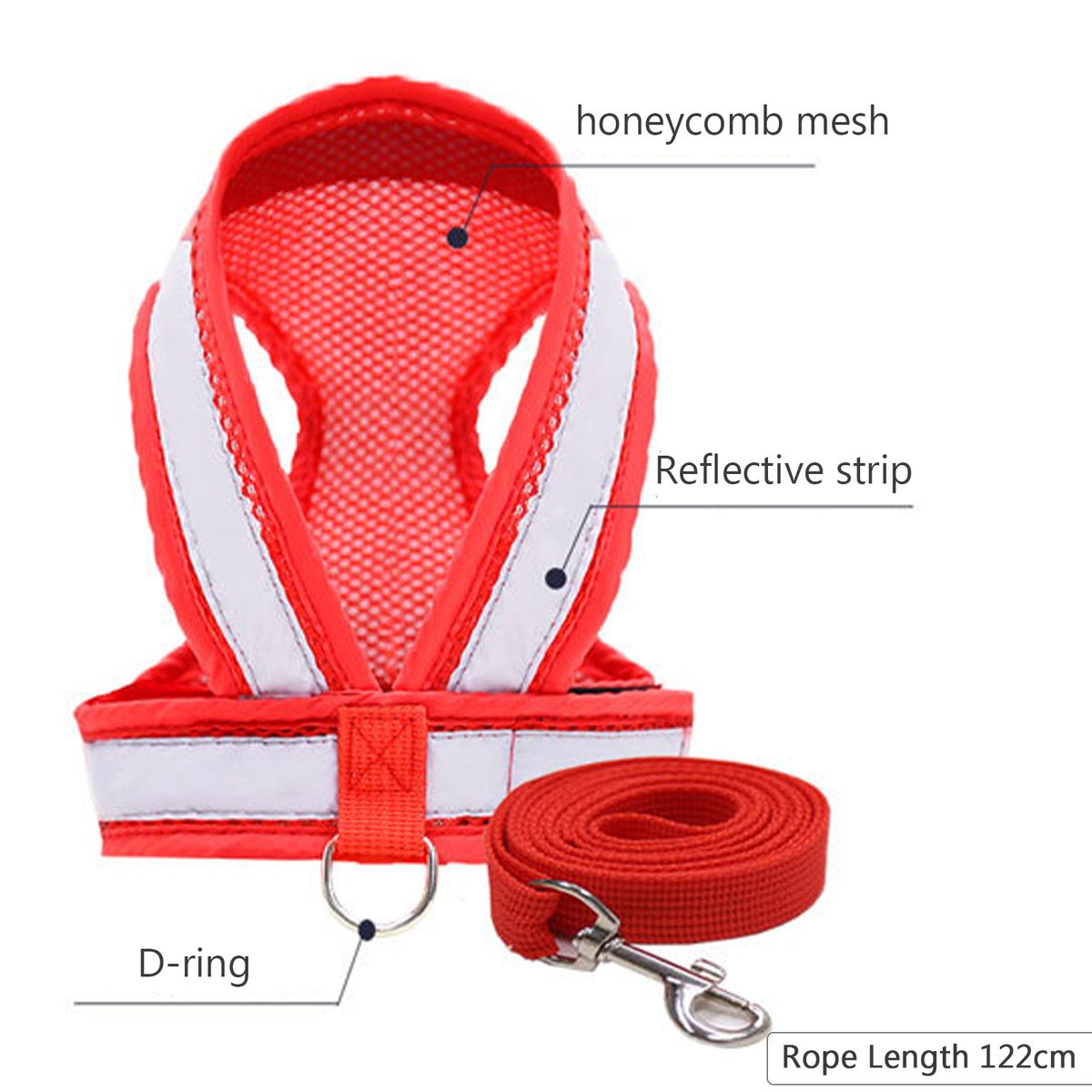 Dog Harness Dog Leash Set Pet Harness And Leash For Walking