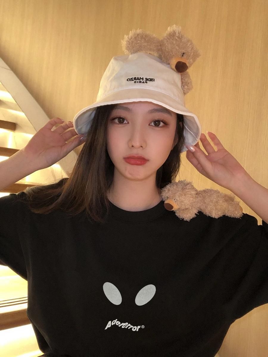 2023 Summer New Ader Small Eye Monster Special-Interest Fashion Brand Short Sleeve Women's Loose Couple T-shirt Bottoming Shirt