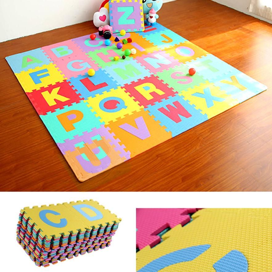 36pcs Large Alphabet Numbers Eva Floor Play Mat Ba