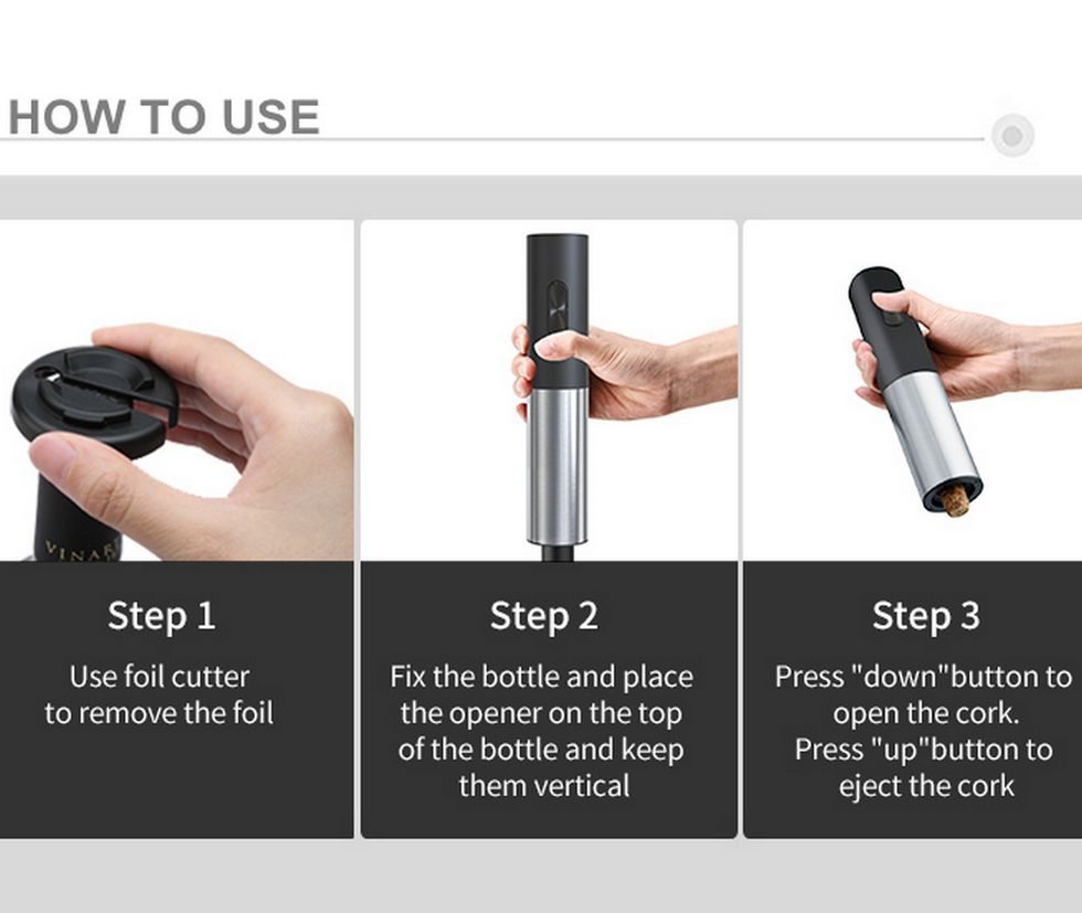 Electric Wine Opener Wine Corkscrew