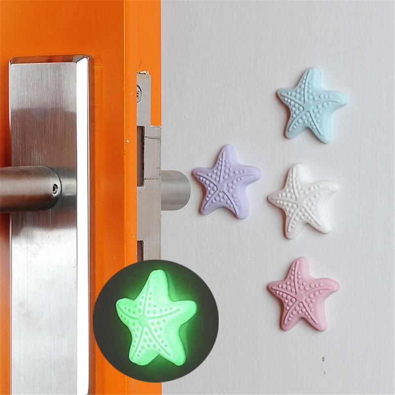 Starfish Shape Door Lock Protective Sticker Thicke
