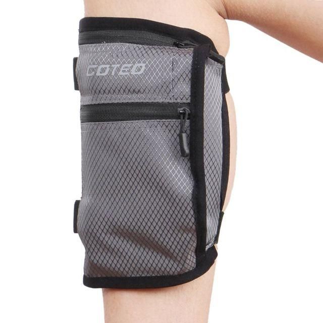 Cinturon de viaje para pierna para hombre y mujer billetera de seguridad para dinero tarjeta de identificacion pasaporte bolso oculto 28GD