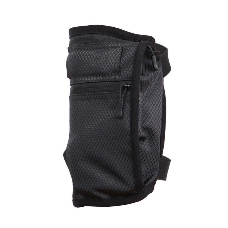 Cinturon de viaje para pierna para hombre y mujer billetera de seguridad para dinero tarjeta de identificacion pasaporte bolso oculto 28GD