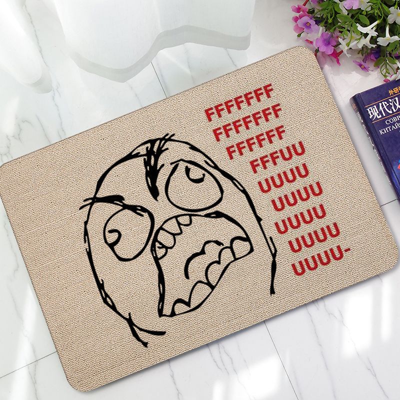 1pc 40x60cm Go Away Grumpy Kitchen Carpet Floor Ma