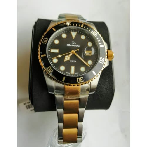 Unisex Quartz Watch -  Gold & Silver