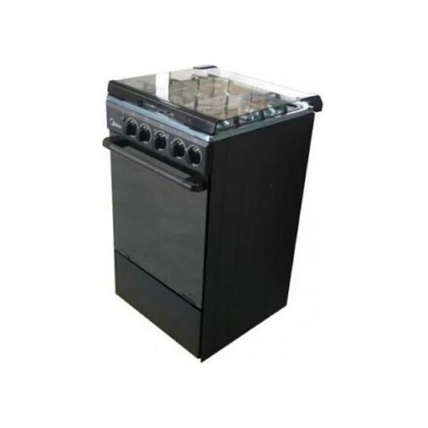 Cooker-20bmg4g007-s 50*55 4gas -grill- Oven- Black