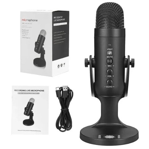 Pro Desktop Live Microphone Mc-pw9