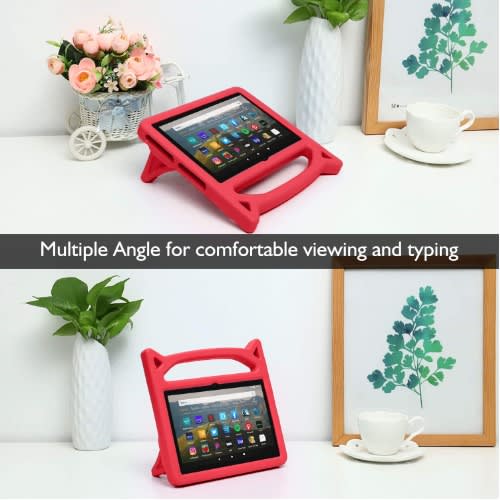 Defender Back Case With Kickstand Handle For Amazon Fire Hd 8/8 Plus